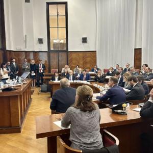 La seduta di insediamento del nuovo Cnalcis L'insediamento del nuovo Cnalcis