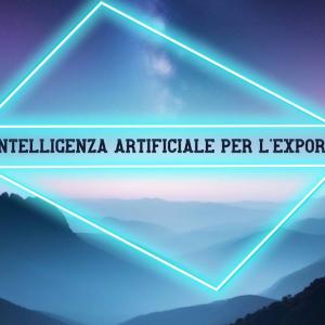 IA per l'export