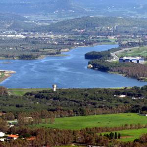 una veduta aerea dell'area del calich una veduta aerea dell'area del calich