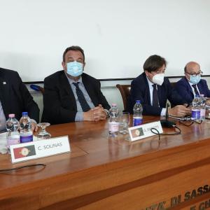 un momento dell'incontro di Sassari un momento dell'incontro di Sassari