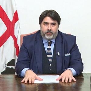 Il presidente della Regione, Christian Solinas Il presidente della Regione, Christian Solinas