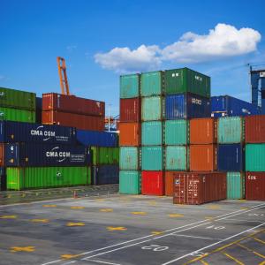 Container al porto