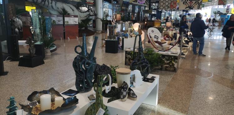 l'artigianato artistico in mostra all'aeroporto l'artigianato artistico in mostra all'aeroporto